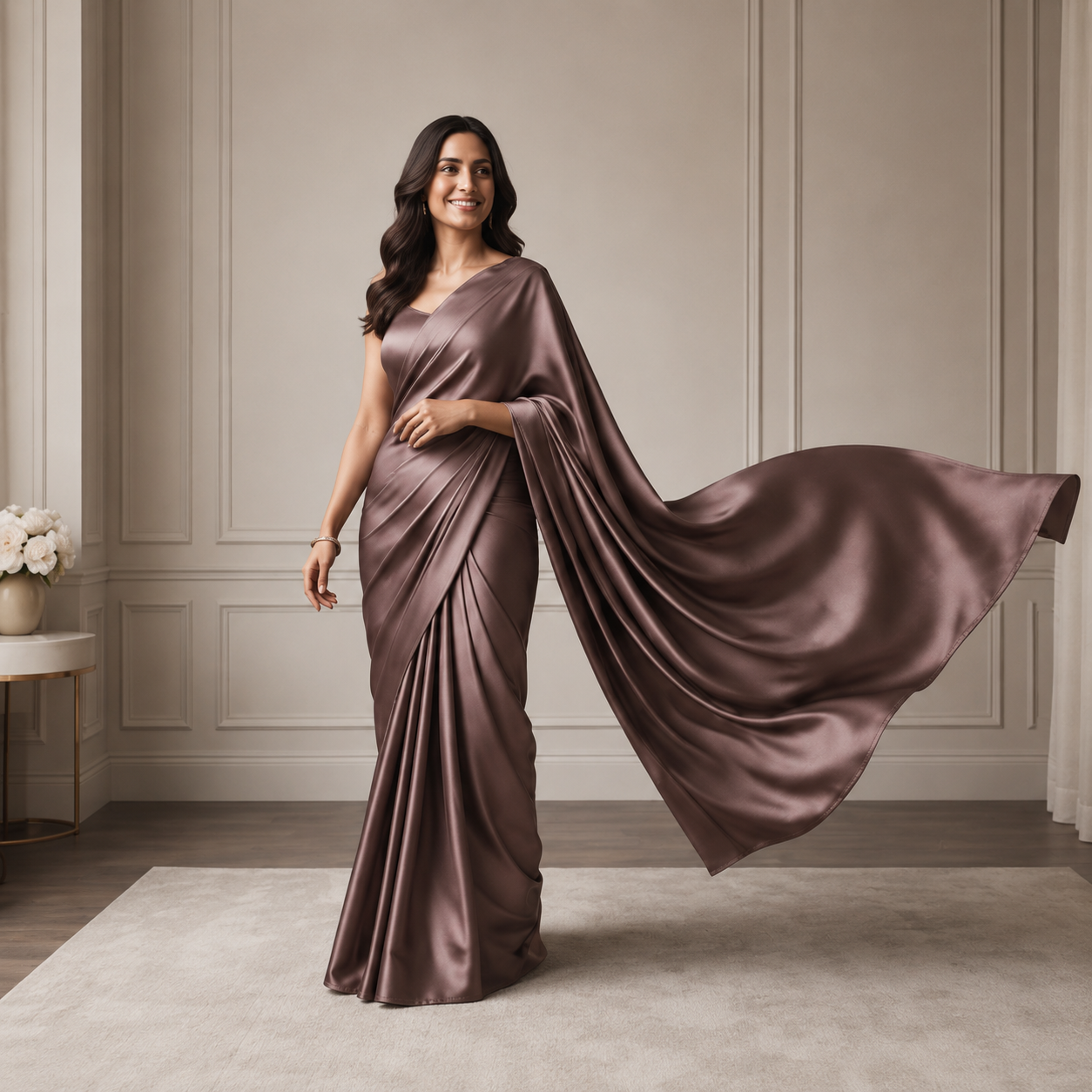 Armani Satin Fabric | Premium Armani Satin Material | The Fabric Touch - Image 5