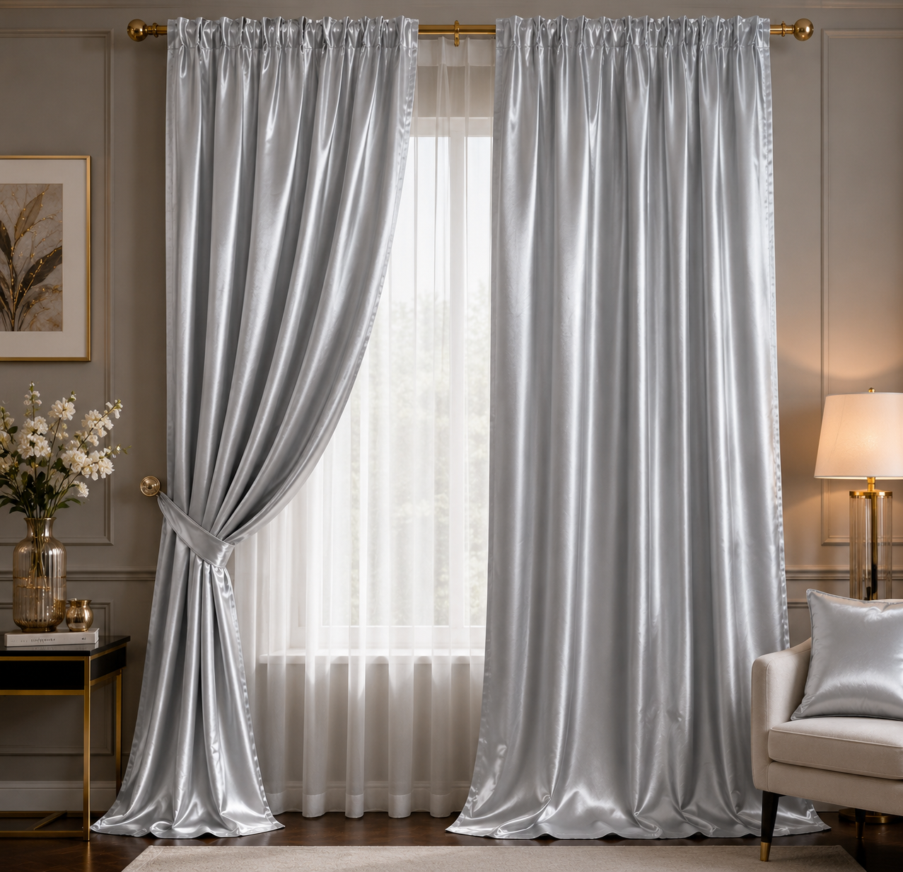 Silk Satin Fabric | Premium Silk Satin | The Fabric Touch - Image 3