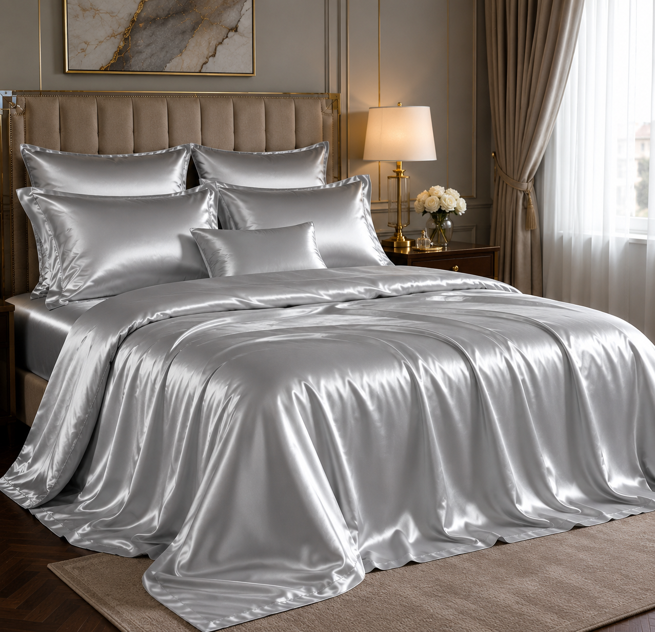 Silk Satin Fabric | Premium Silk Satin | The Fabric Touch - Image 6