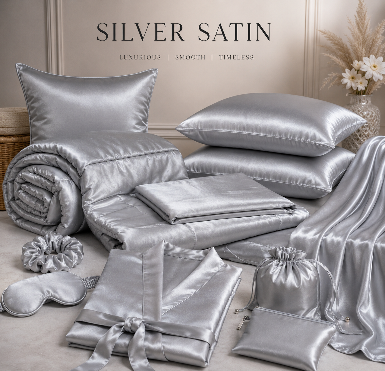 Silk Satin Fabric | Premium Silk Satin | The Fabric Touch - Image 2