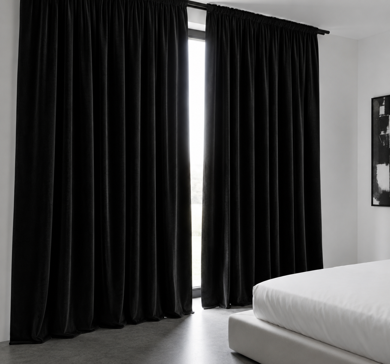 Black Velvet Fabric | Triple Black Velvet | The Fabric Touch - Image 7