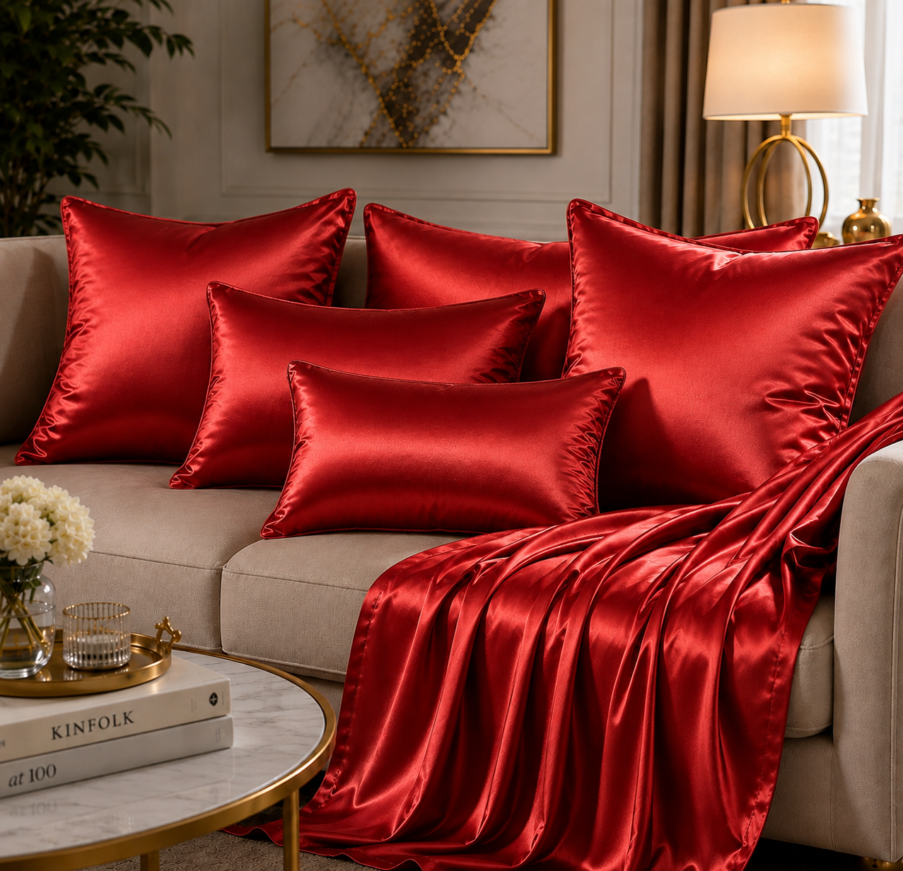 Red Satin Fabric – Premium Red Satin | The Fabric Touch - Image 8