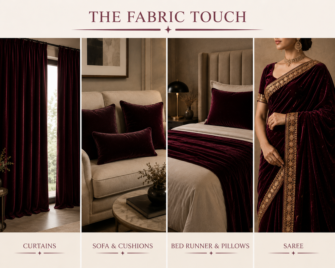 Velvet Material Fabric | Premium Velvet Material | The Fabric Touch - Image 6